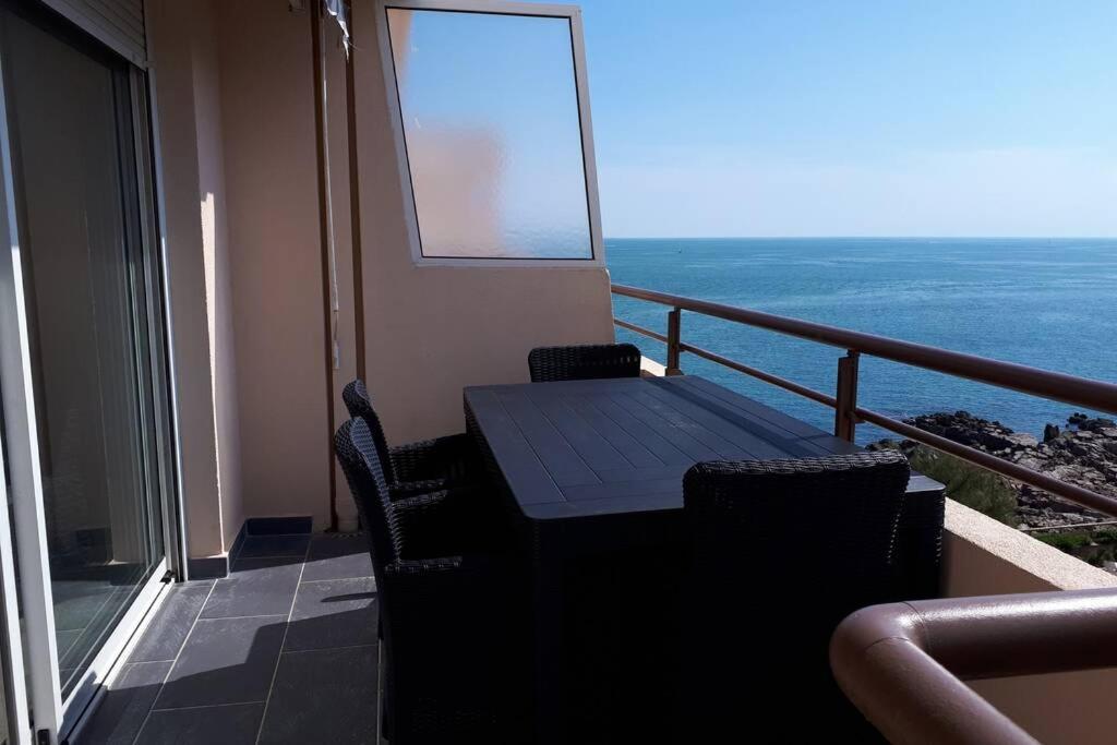 T2 climatisé vue sur mer, WIFI, piscine et parking Sète Esterno foto