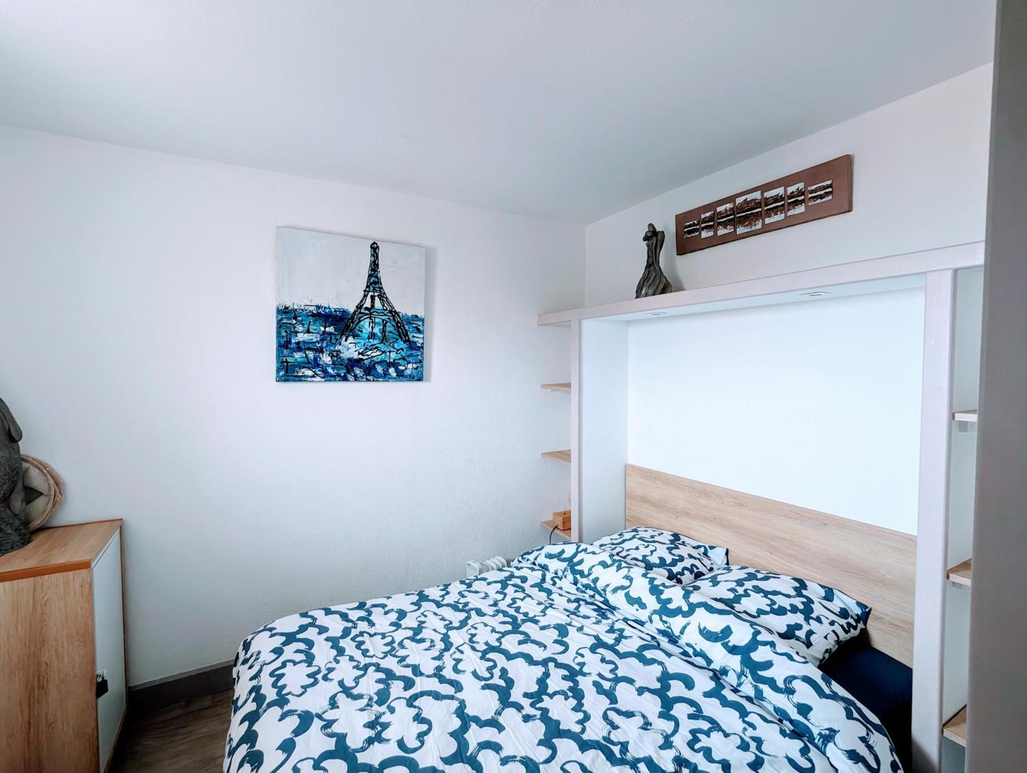T2 climatisé vue sur mer, WIFI, piscine et parking Sète Esterno foto